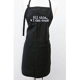 Deluxe Embroidered Apron - All This & I Can Cook