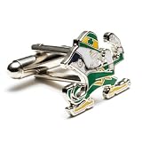 Notre Dame Fighting Irish Leprechaun NCAA Cufflinks