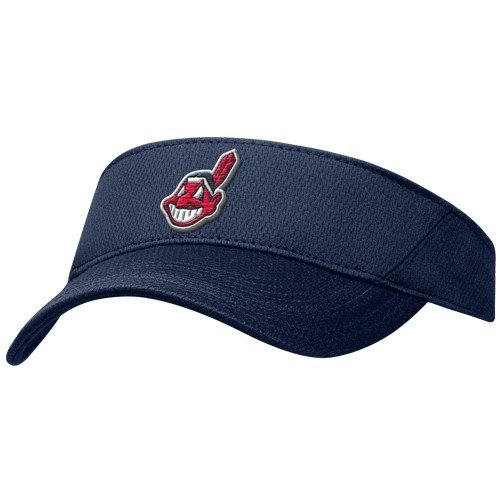 Nike Cleveland Indians Navy Blue Mesh Visor
