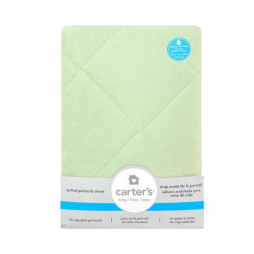 Special Offer Carters Sage Quilted Playard Sheet New Baby Playards