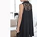 Asher Womens Summer Loose Sleeveless Long Tunic Top Blouse
