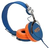 WeSC Bass Headphones Medium Blue, One Size