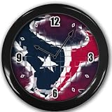 Houston Texans Wall Clock Black Great Unique Gift Idea