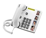 Doro 319PH Lightweight Large Visibility Corded Phone - White
