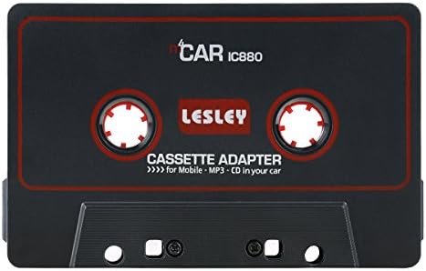 MWIN Retro Highway Audio Car Cassette Tape Adapter for Travel Cassette Converter with 3.55mm Audio Cable Compatible with Mobile Phones, iPod, MP3 Players, Walkman