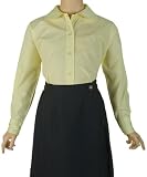 Genuine School Uniform Girls (4-20) Peter Pan Collar Long Sleeved Shirt - White
