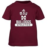 adidas Mississippi State Bulldogs Maroon Toddler Cornerstone T-shirt