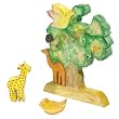 Tree & Animals Puzzle CAT# PZW- 12