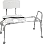Duro-Med Heavy-Duty Sliding Transfer Bench with Cut-Out Seat