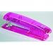 Charles Leonard Inc. Plastic Transparent Stapler, Full Strip, Pink, 1 per Box (82524)
