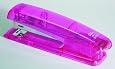 Charles Leonard Inc. Plastic Transparent Stapler, Full Strip, Pink, 1 per Box (82524)