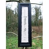 Ogham Wishes-Gra/Love-Long-Framed Irish Art-Irish Made