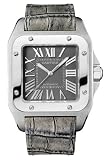 NEW CARTIER SANTOS 100 LADIES STEEL WATCH W20134X8