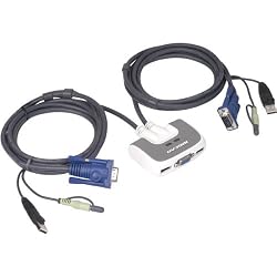 2-Port MiniView Micro USB Plus KVM Switch