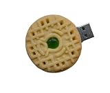 Round Biscuit 2GB USB Flash Memory Drive