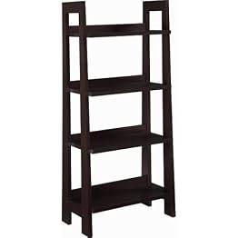 Modern Bookcase - Espresso