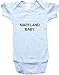 MARYLAND BABY - State Series - White, Blue or Pink Onesie / Baby T-shirt