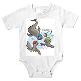 Onesie with water, polo, sport, seal, animal, ball