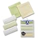 Gerber Flannel Receiving Blanket, 5 Pack, Neutral