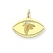 14K Atlanta Falcons Logo Large Cut Out Football Charm
