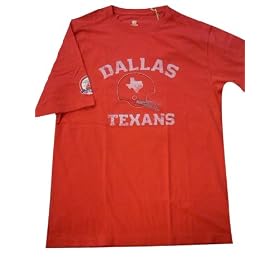 Dallas Texans / Kansas City Chiefs 50th Anniversary AFL Helmet T-Shirt