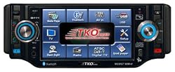 TKO 5.3 motorized car dvd player bluetooth tv +memory card + ipod