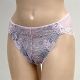 Venus Violet Floral Lacy Bikini Panty #0052 sz S