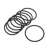 uxcell オイル シール Oリング 外側 ガスケット ゴム52 mm径 8個