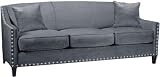 Rockford Sofa, NAILHEAD, SLATE BLUE