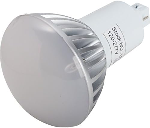 LED, LLC Bulb 11 Watt LED BR30 PL Replacement 2 Pin Base Lighting G24D-1, 2 Or 3 Base 4,200 Kelvin 1,056 Lumens 80 CRI 50,000 Average Hour Life Replaces 27W Fluorescent PL Bulb Ballast Must Be Bypassed At Installation