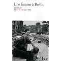 Une femme � Berlin : Journal 20 avril-22 juin 1945