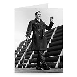 Robert Vaughn - Greeting Card (Pack of 2) - 7x5 inch - Art247 - Standard Size - Pack Of 2