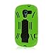 MPERO Impact XL Series Kickstand Case for Samsung Galaxy Exhibit T599 - Neon Green