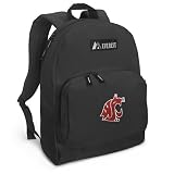 Washington State University Backpack Black WSU Cougars for Travel or School Bags - BEST QUALITY Unique Gifts For Boys, Girls, Adults, College Students, Men or Ladies