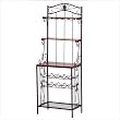 Wood Metal Wine Rack Shelf - Style 34775