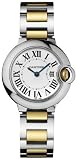 NEW CARTIER BALLON BLEU LADIES GOLD & STEEL WATCH W69007Z3