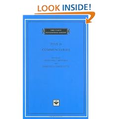 Commentaries, Volume 1: Books I-II