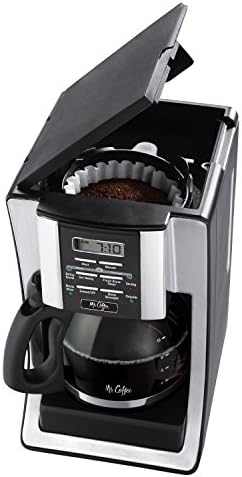 Mr. Coffee BVMC-SJX33GT 12-Cup Programmable Coffeemaker, Chrome (Certified Refurbished)