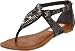 Naughty Monkey Women's Swisher Thong Sandal,Pewter,8 M US