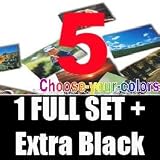 5(1 SET + 1BK) Compatible Ink Cartridges for Epson Stylus S21 SX110 SX115 SX410 SX415 SX515W SX210 SX215 Printer T0711 T0712 T0713 T0714 TO711 TO712 TO713 TO714 T0891 T0892 T0893 T0894 TO891 TO892 TO893 TO894 TO896 BY UNI