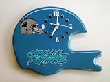 CAROLINA PANTHERS HELMET WALL CLOCK