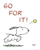 Peanuts: Go for It Art Poster Print by Charles Schulz, 16x20