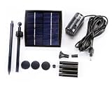 solar fountains for bird baths-Solar Pump Kit 20 inch - Perfect for bird baths, ponds, fountains, spitters and more On Sale