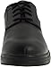 Deer Stags Mens Service Memory Foam Slip Resistant Oil Resistant Non Marking SR Dress Comfort Oxford, Black, 8