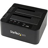 StarTech.com 6Gbps USB 3.0/eSATA to 2.5-Inch/3.5-Inch SATA Hard Disk Drive/Solid State Drive Duplicator Dock (SDOCK2U33RE)