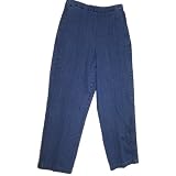 Alfred Dunner Simply Natural Embroidered Pant Denim 18 S