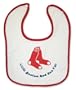 Boston Red Sox Button Baby Bib
