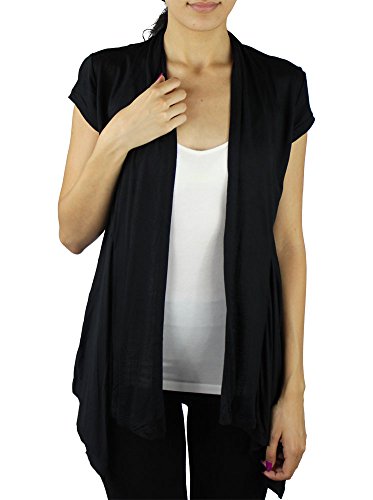 Alfa Global Women's Lightweight Fashion Short Sleeve Cardigan