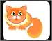 Mouse Pad with cat, toy