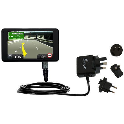 International Wall Home AC Charger for the Garmin Nuvi 3790T - uses Gomadic TipExchange Technology